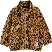 Mini Rodini Fleecejacke - Leopard - Beige - - 6-7 Jahre (116-122) - Fleecejacken