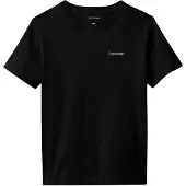 Calvin Klein T-Shirt - Brust-Inst.-Logo - CK Black - - 8 Jahre (128) - T-Shirts
