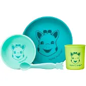 Sophie La Girafe Geschirr-Set - Silikon - 4 Teile - Türkis - - One Size - Geschirr-Sets