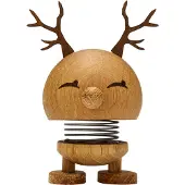 Hoptimist Rentier Bimble - Small - 9,5 cm - Oak - - One Size - Dekoration