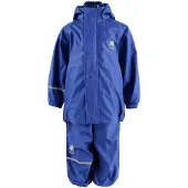CeLaVi Kinder feste PU grundlegende Regenbekleidung Set Ozeanblau Oceanblue