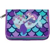 Jeva One-Zip Federmäppchen, Rainbow Mermaid
