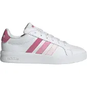 Adidas Sneaker SPORTSWEAR "GRAND COURT 3.0 KINDER UND TEENS", Mädchen, Gr. 35,5, cloud weiß, pink fusion, bliss pink, Synthetik, Textil, Schuhe Sneaker