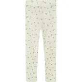 Name it Leggings - Wolle - Noos - NmfWang - Snow White/Small flo - - 4 Jahre (104) - Leggings - Wolle