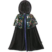 Souza Kostüm - Umhang - Bella - Schwarz/Blau - - 8-10 Jahre (128-140) - Kostüme