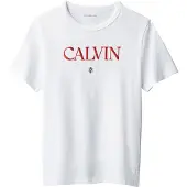 Calvin Klein T-Shirt - Bright White - - 10 Jahre (140) - T-Shirts
