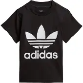 Adidas Originals T-Shirt Trefoil DV2829 Schwarz Regular Fit 74