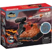 Schleich ELDRADOR CREATURES Lava Düsenjet Fahrzeug mit Mini Cretaure, Aktion/Abenteuer, Lava World, Monsters and dragons, 7 Jahr(e), Mehrfarbig