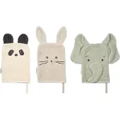 Liewood Sylvester Waschlappen 3er-Pack, Dove Blue Mix