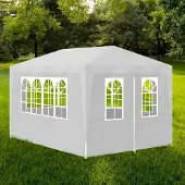 vidaXL “2026 Moderne“Partyzelt 3x4 m Weiß - Pavillons & Partyzelte Designermöbel 6250259