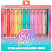 Ooly Farbkugelschreiber - Gel - Oh My Glitter! - 12 st. - Mehrfa - - One Size - Buntstiftsets
