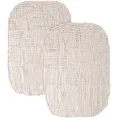 Sebra wickelunterlage - 2er-Pack - Musselin - Birkenrinde Rose - - One Size - wickelunterlage