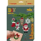 Hama Midi Perlen - 2000 st. + 1 Schallplatte - Weihnachtsspaß - - One Size - Perlen