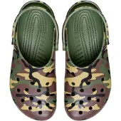 Crocs Sandalen - Classic+ Camouflage Clogs - Army Green/Multi - - 43/44 - Sandalen