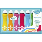Djeco Tuschen - 6 st. - Bunt - - One Size - Filzstifte