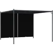 Syfax Gartenpergola mit Versenkbarem Dach 3x3 m Anthrazit