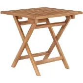 Syfax Gartentisch Klappbar 45x45x45 cm Massivholz Teak