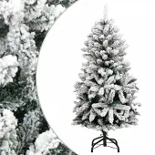 Prolenta Maison Exclusive - Künstlicher Weihnachtsbaum Klappbar Beschneit 150 cm