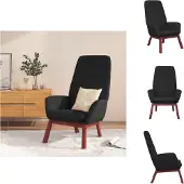 vidaXL Relaxsessel Schwarz Stoff - Sessel