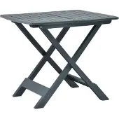 ZMH Gartentisch Klappbar Grün 79x72x70 cm Kunststoff