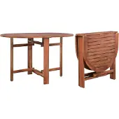 Syfax Gartentisch 120x70x74 cm Akazie Massivholz