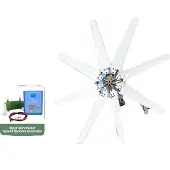 OEM Windkraftgenerator, effiziente Energienutzung, langlebige Konstruktion, LCD Hybrid Steuerung, 3000W, 48V