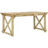 Syfax Gartentisch Holz 160 x 79 x 75 cm