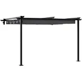 Syfax Pavillon 300 x 300 x 200 cm Anthrazit Polyester