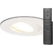 HOFTRONIC™ LED Einbaustrahler Napels 8W 570lm 2700K Weiß IP65 dimmbar 360°