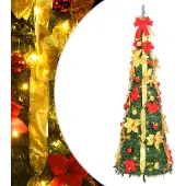 Syfax Pop-Up-Weihnachtsbaum Künstlich 150 LEDs Grün 180 cm