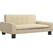 Syfax Hundebett Creme 70x45x30 cm Stoff