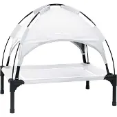 Syfax Hundebett Silber Grau 71 x 64 x 71 cm Stahl