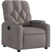 Syfax Relaxsessel Taupe Stoff