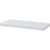 Hoppekids Schaumstoffmatratze inkl. Bezug 70 x 160 cm, Weiß