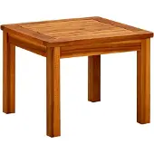 Syfax Garten-Couchtisch 45x45x36 cm Massivholz Akazie