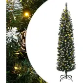 Prolenta Maison Exclusive - Künstlicher Weihnachtsbaum Schlank 150 LEDs 120 cm