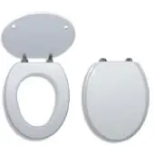 Novaservis Toilettensitz aus MDF, weiß