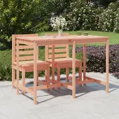 vidaXL Möbel Gartentisch 159,5x82,5x110 cm Massivholz Douglasie - Gartentische &40530