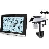 Technoline WS1750 Wettercenter | Windgeschwindig | Windrichtung | Niederschlagsmengenanzeige | Frostalarm | Hintergrundbeleuchtung