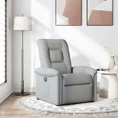 Prolenta Maison Exclusive - Relaxsessel Hellgrau Stoff
