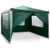 Plonos Grüner Gartenpavillon 3x3m 4935