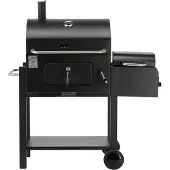 TRIZERATOP Deluxe-Holzkohlegrill mit Räucherfunktion 112 x 62 x 121 cm (Smoker) 35 kg
