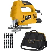 Vito Stichsäge 570W + 5 Holzblätter + Werkzeugtasche