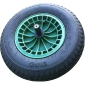 Altrad Fort FORT ERSATZRAD | Rad 400x100 Schubkarre Gartenkarre Baukarre | lange Achse
