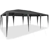 Syfax Party-Zelt Anthrazit 600 x 400 x 266 cm Polyethylen und Stahl