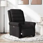 Prolenta Maison Exclusive - Relaxsessel Elektrisch Schwarz Stoff