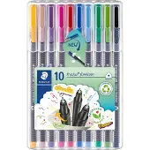 Staedtler Fineliner Triplus 334, 10er-Mix