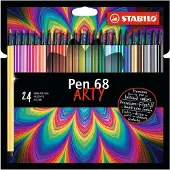 Stabilo - Pen 68 Arty, 24 pcs (204046)