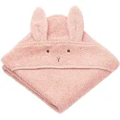 Liewood Albert Handtuch mit Kapuze, Rabbit Rose