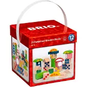 BRIO Bauklötze m. Muster - 25 Teile - Mehrfarbig 30112 - - One Size - Klötze